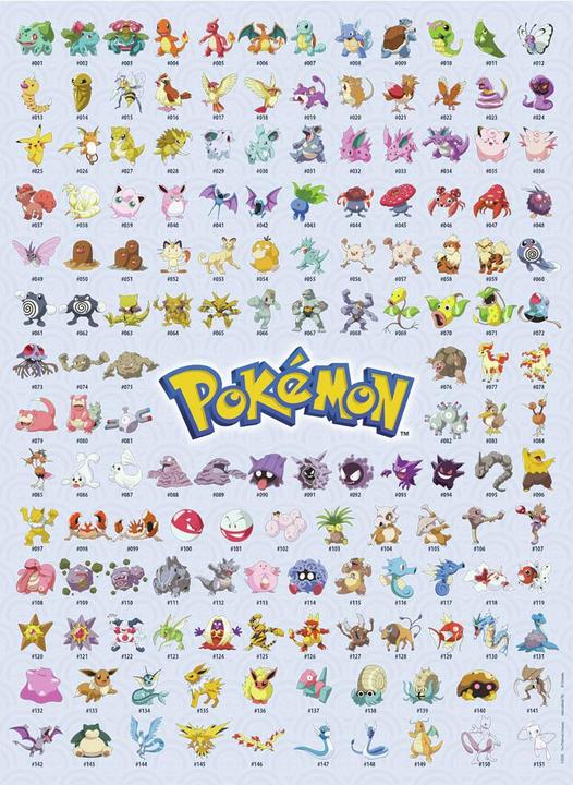 Image du produit Ravensburger Les 151 premiers Pokémon (500 pièces)
