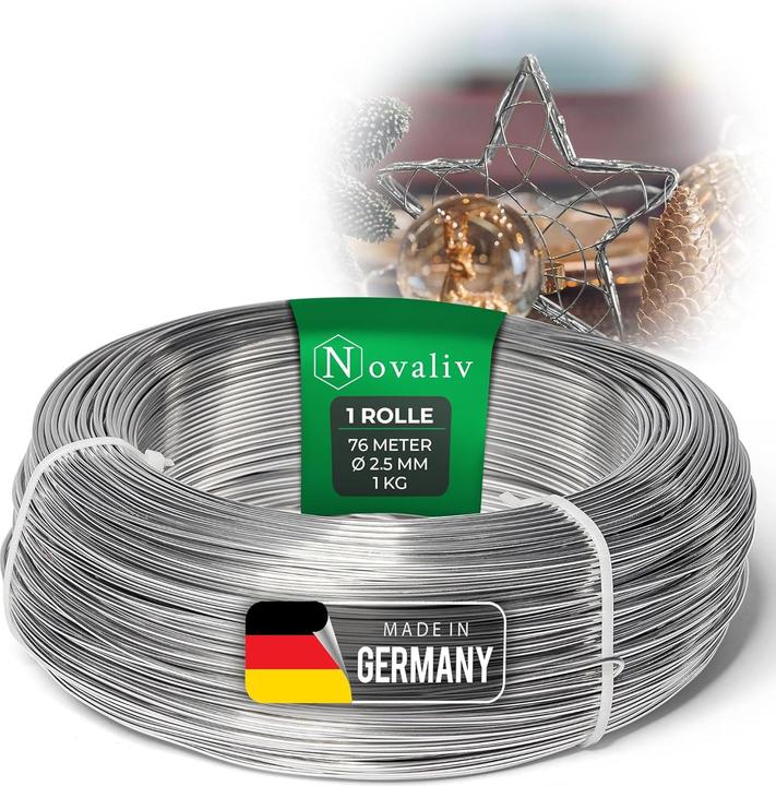 Produktbild Novaliv 76m Rolle Dekodraht (76 m)