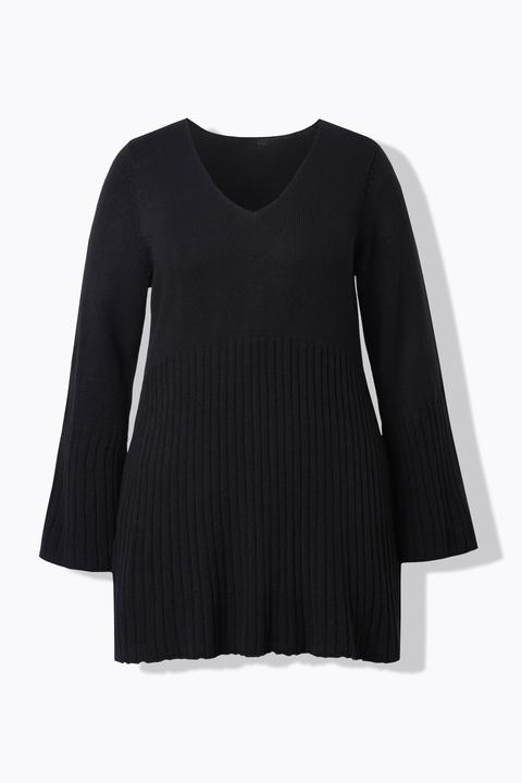 Produktbild Miamoda Pullover, A-Linie, Schösschen, Trompeten-Langarm (50, 52)