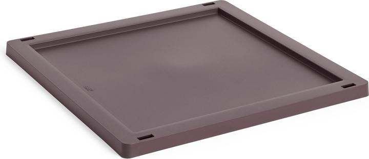 Produktbild HAY - Colour Crate Kunststoffdeckel Square & Cube M (Bordeauxrot)