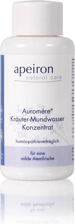 Actual product image Apeiron Mouthwash herbs homeopathy compatible 100 ml (100 ml, Mouthwash)