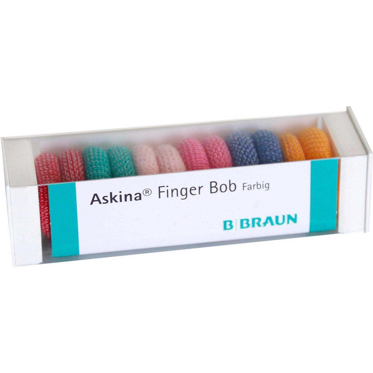 Askina, Verbandsmaterial, Fingerschnellverband Finger Bob farbig 6 Stück