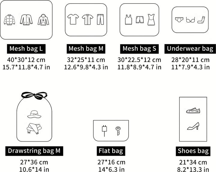 Actual product image PhoneLook Suitcase organiser (Packing system)