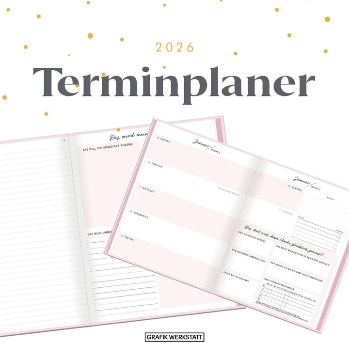 Produktbild Terminplaner Lady Softcover 2026 Mein H (A5, 1 Woche / 2 Seiten)
