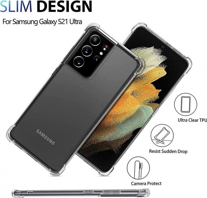 Image du produit Screenguard Samsung Galaxy S21 Ultra Coque Crystal Soft Airbag Bumper (Samsung Galaxy S21 Ultra)