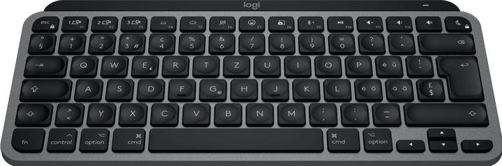 Produktbild Logitech MX Keys Mini For Mac Minimalist Wireless Illuminated Keyboard - SPACE GREY - CH - EMEA28-935 (CH, Kabellos)