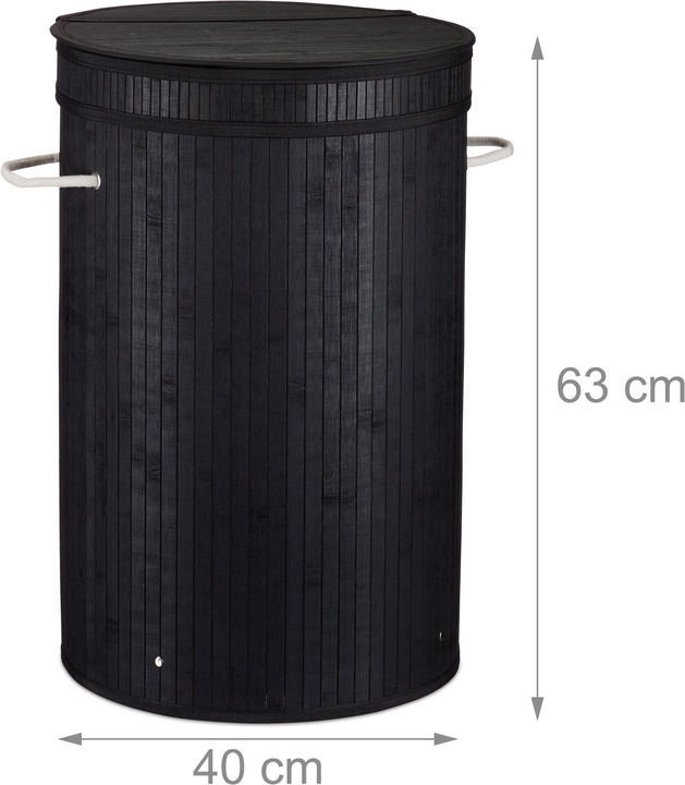 Immagine prodotto Relaxdays Cesto portabiancheria (65 l)