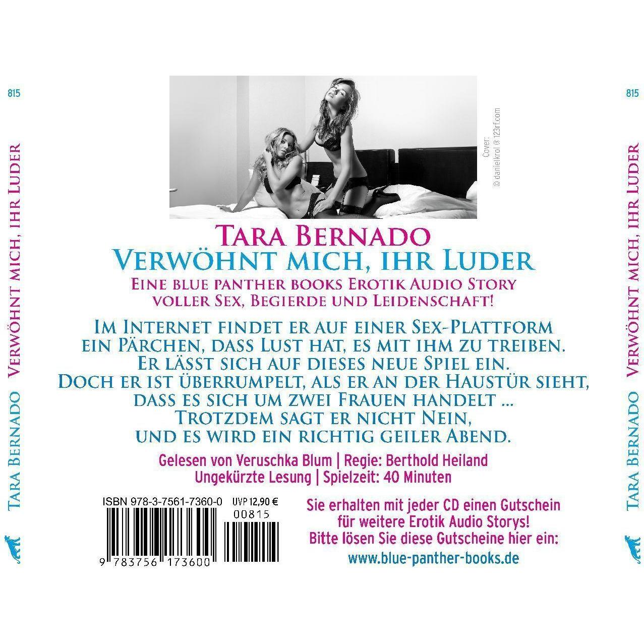 Thumbnail - Bernado:Verwöhnt mich, ihr Luder Erot, Hörbücher von Tara Bernado