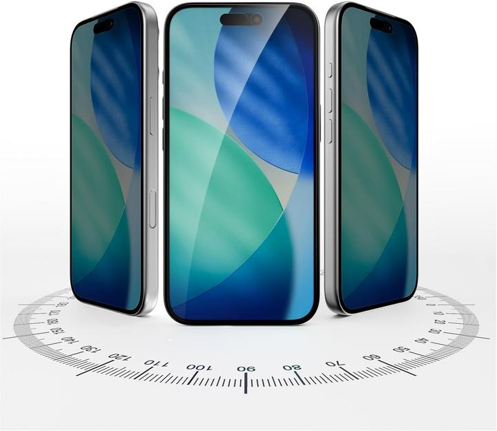 Productafbeelding 4smarts Second Glass Privacy, Apple, iPhone 17 Pro, Transparent, 1 Stück(e) (1 Pcs., Apple iPhone 17 Pro)