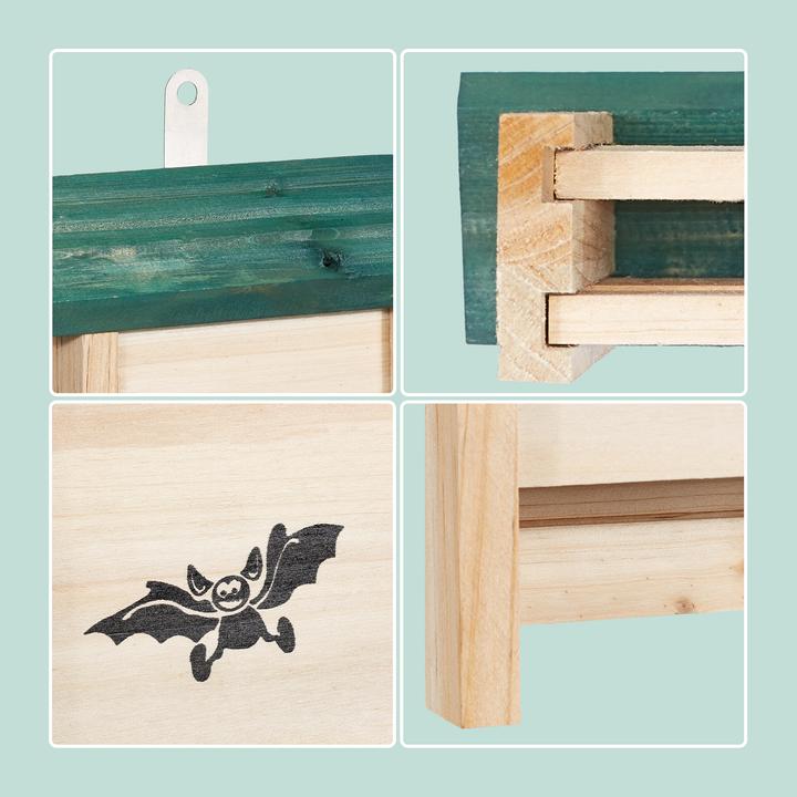 Produktbild Relaxdays 4x Fledermauskasten