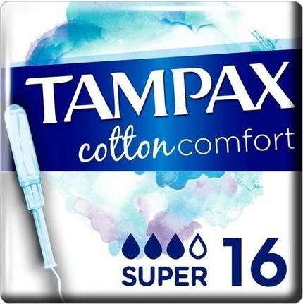 Tampax Cotton Comfort Super 16 Pcs (16 x)