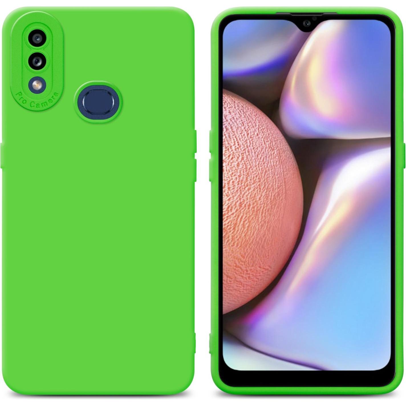 Cadorabo Hülle für Samsung Galaxy A10s / M01s im TPU Fluid LM162 Style (Samsung Galaxy A10s), Smartphone Hülle, Grün