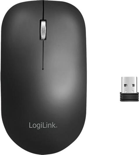 Actual product image LogiLink Kabellose Maus, 2,4 GHz, USB-A-Dongle, schwarz (Wireless)