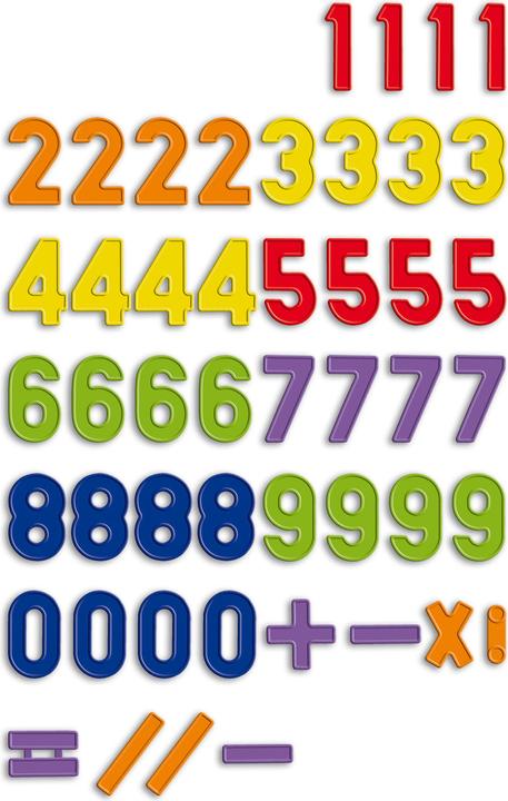 Actual product image Quercetti Magnetic numbers (48 x)