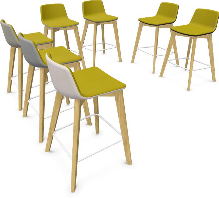 Actual product image Narbutas Twist & Sit Bar Stool