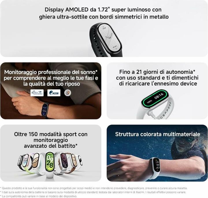 Produktbild Xiaomi Smart Band 10 Midnight Black, BHR07PYGL (nur WLAN)