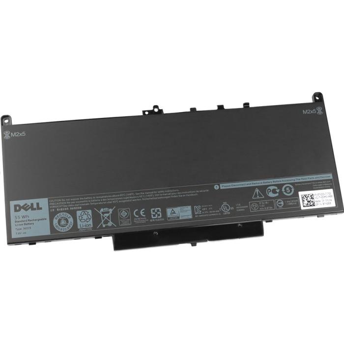 Dell 451-BBSY (4 Zellen, 7432 mAh), Notebook Akku, Schwarz