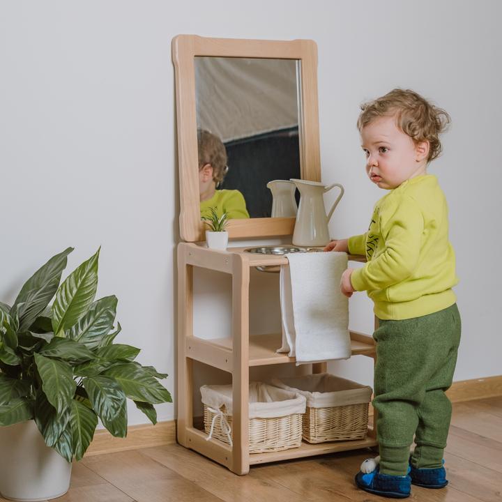 Actual product image Wood & luck Avec miroir pour enfants