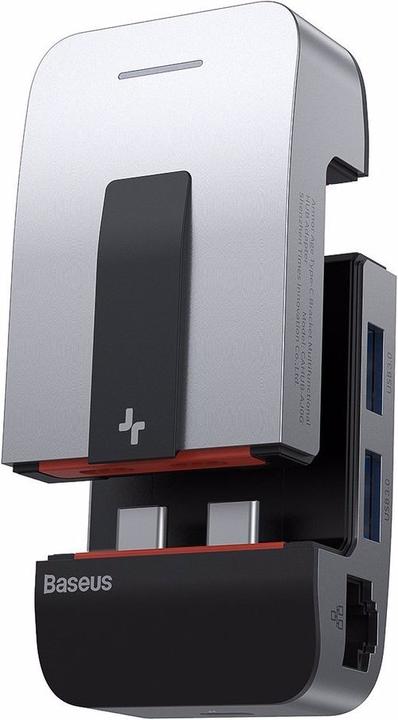 Actual product image Baseus CAHUB-AJ0G (USB-C, 9 ports)