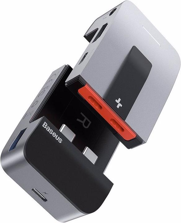Actual product image Baseus CAHUB-AJ0G (USB-C, 9 ports)