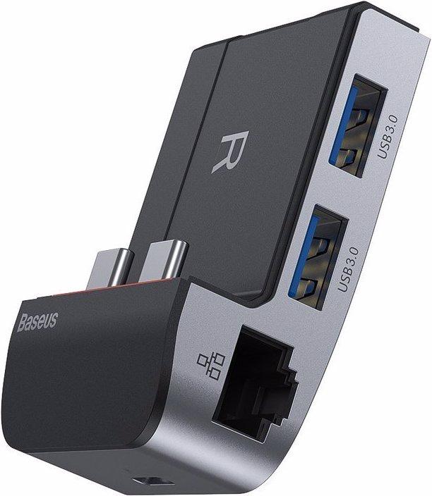 Actual product image Baseus CAHUB-AJ0G (USB-C, 9 ports)