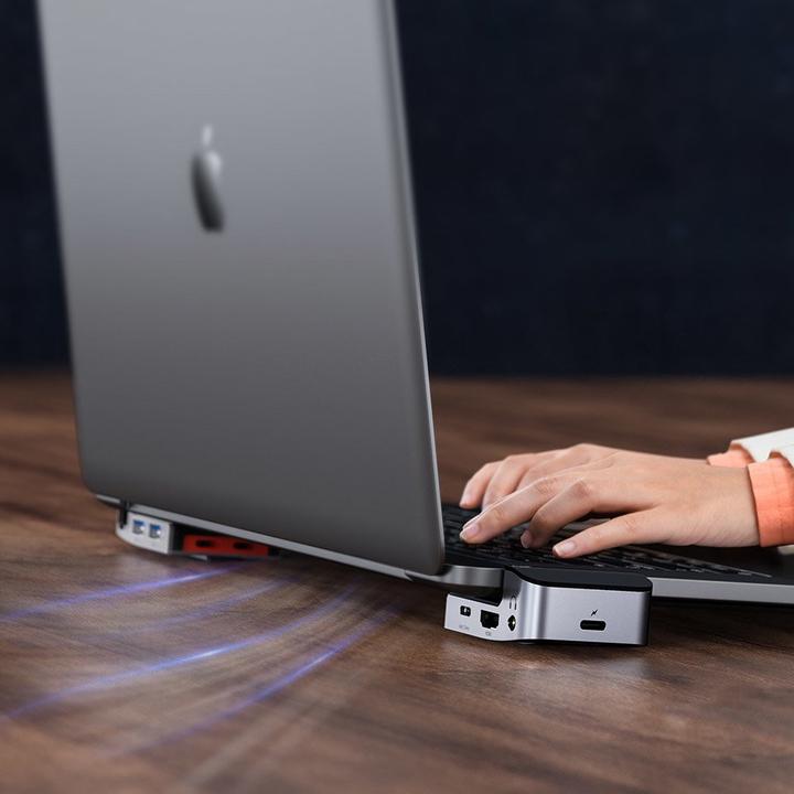 Actual product image Baseus CAHUB-AJ0G (USB-C, 9 ports)