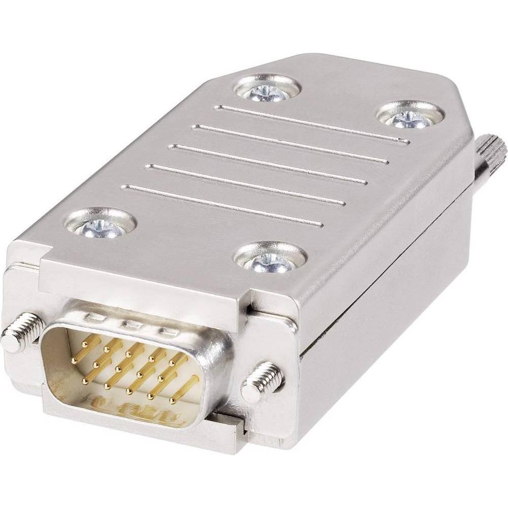 KnorrTec D SUB Stecker mit Käfigzugfederanschluss, Elektronikkabel + Stecker