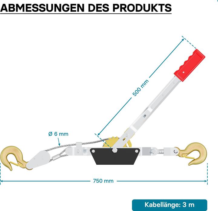 Produktbild Wiltec Handseilzug