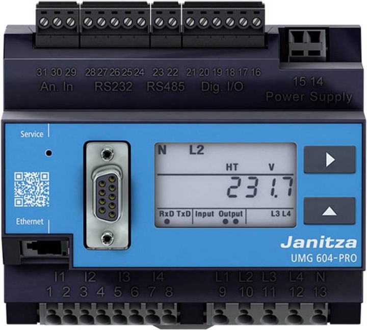 Productafbeelding Janitza Spanningskwaliteitsanalysator UMG 604 PRO