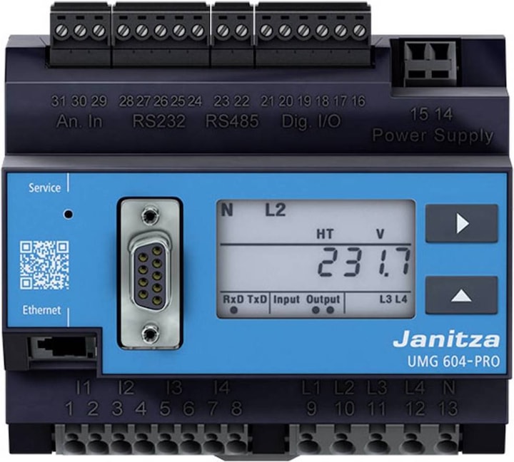 Actual product image Janitza Voltage quality analyzer UMG 604 PRO