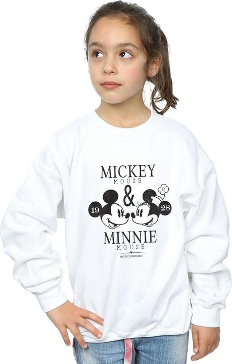 Actual product image Disney Girls Mickey And Minnie Mouse Mousecrush Mondays Sweatshirt (128)