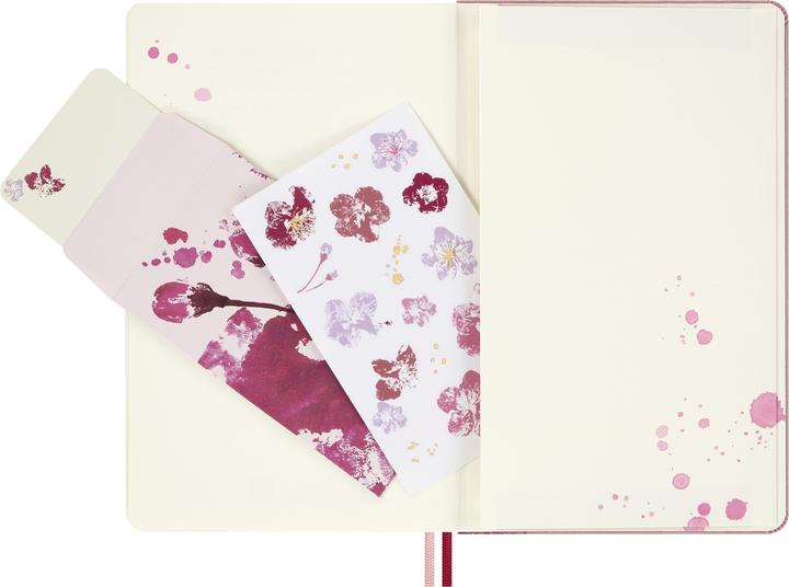 Produktbild Moleskine NB Sakura 26 LG bla (A5, Blanko, Harter Einband)