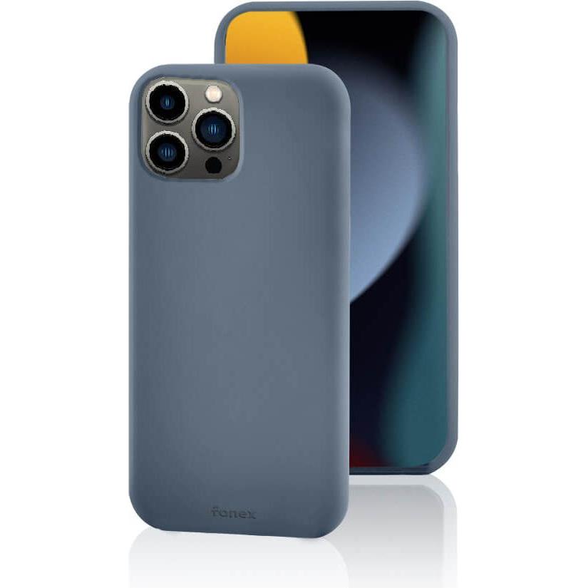 Fongex iPhone 14 Pro - Pure Touch Silikonhülle grau (Apple iPhone 14 Pro), Smartphone Hülle, Grau