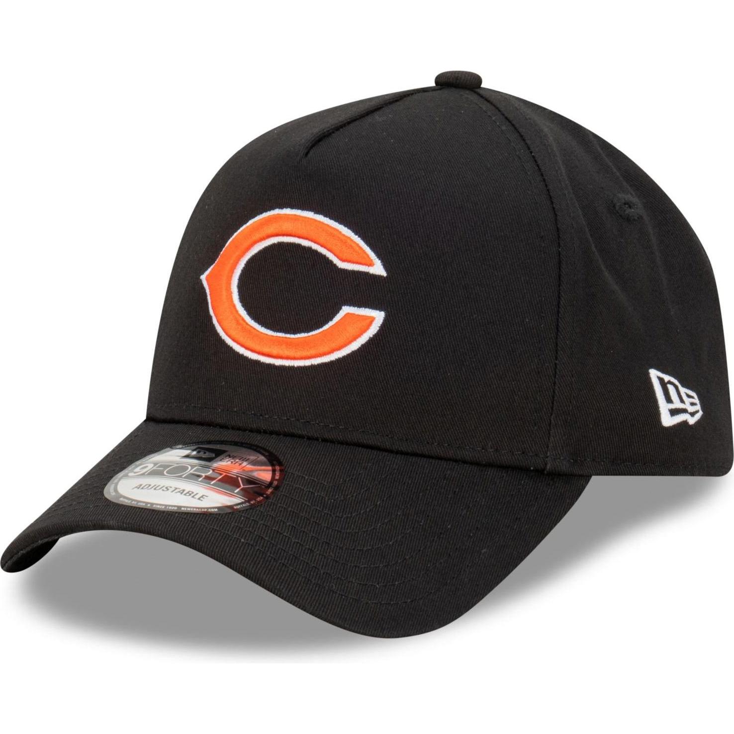 New Era, Herren, Cap, 9Forty A-Frame Cap - NFL Chicago Bears schwarz, Schwarz, (One Size)