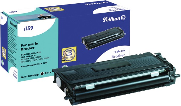 Actual product image Pelikan Toner module black TN-2000PEL for Brother HL-2030 2500 pages (FC)