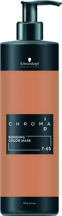 Produktbild Schwarzkopf Professional Chroma ID Bonding Color Mask 7-65 Mittelblond Schoko Gold (500 ml)