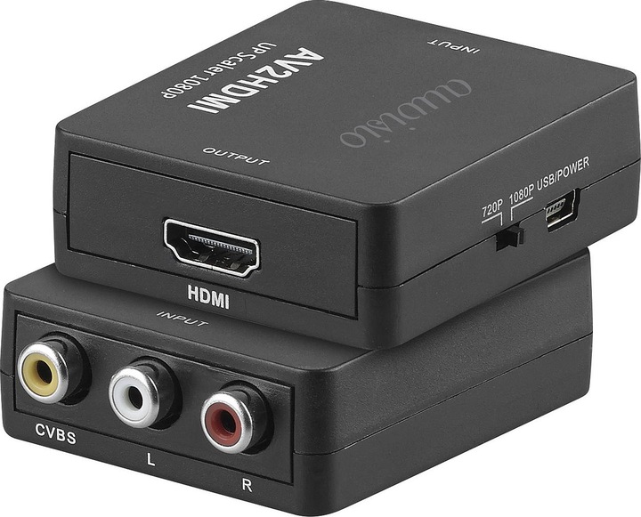 Actual product image Auvisio AV RCA to HDMI (Analog -> Digital)