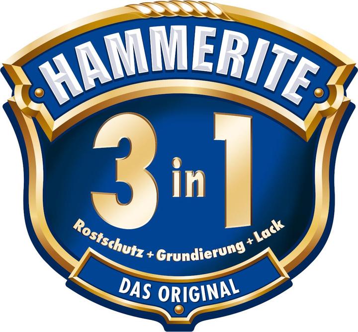 Produktbild Hammerite Hammerschlaglack Effektlack Schwarz 750 ml (750 ml, Schwarz)
