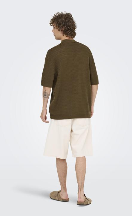 Immagine prodotto Only & Sons ONSTHIAGO Gestricktes Polo-Hemd Polo (S)