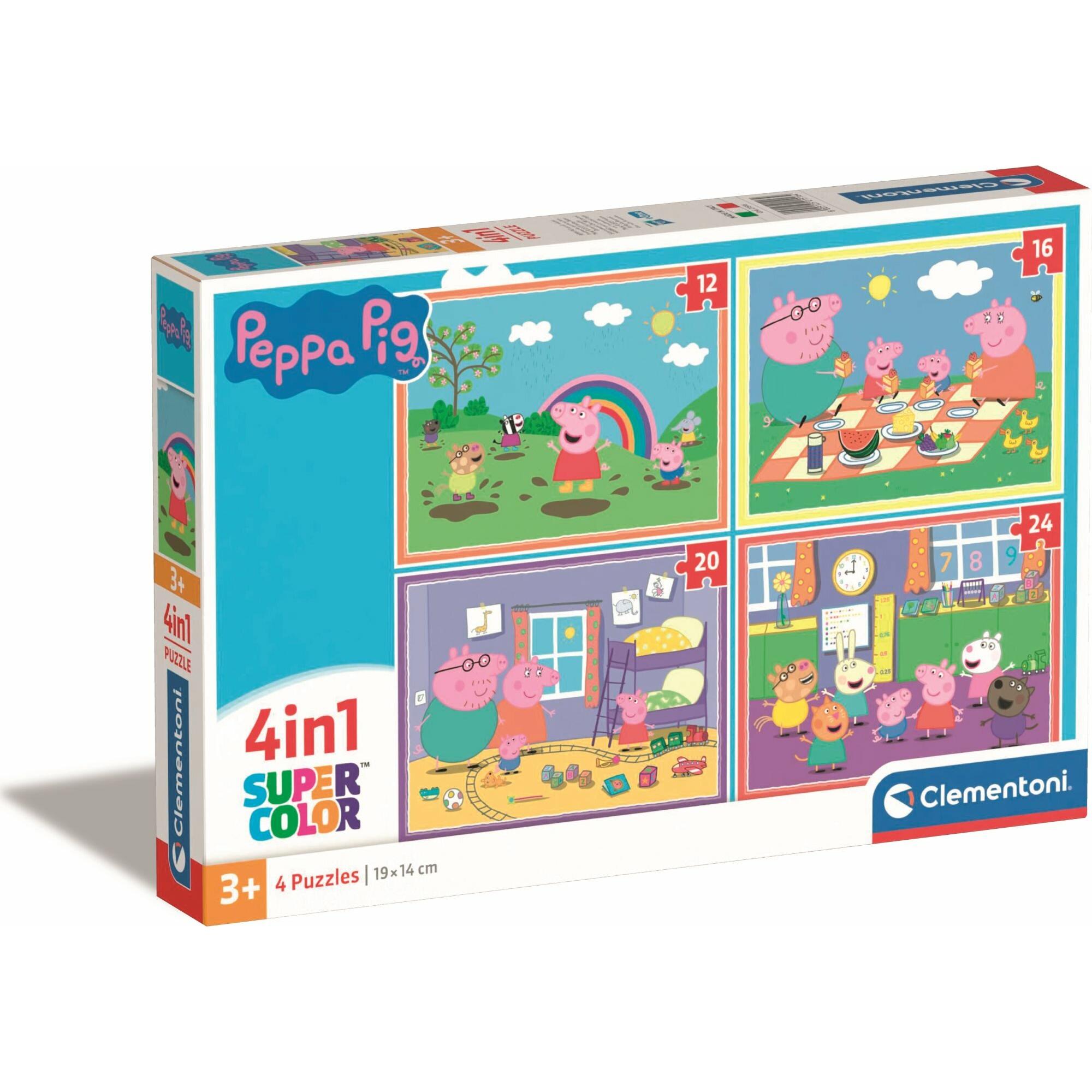 Clementoni 4in1 Puzzle Peppa Pig (24 Teile)