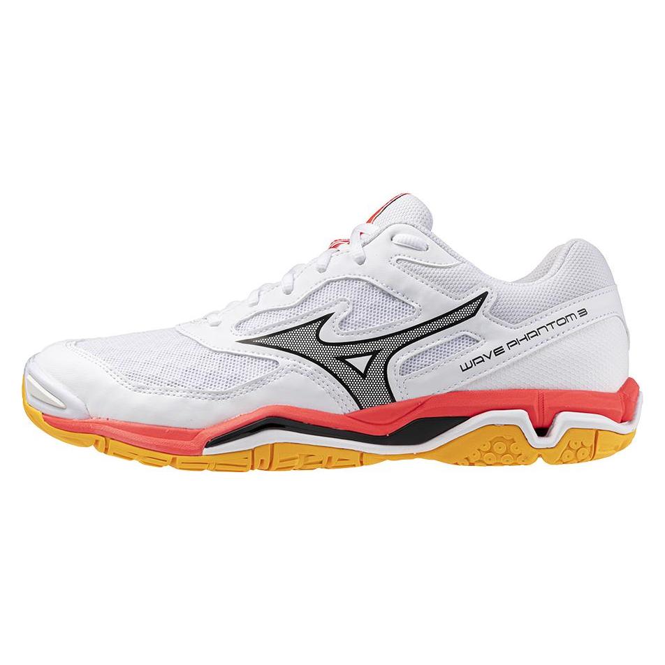 Mizuno, Unisex, Indoor Schoenen, Golf Fantoom 3 (44), Rood, Geel, Wit