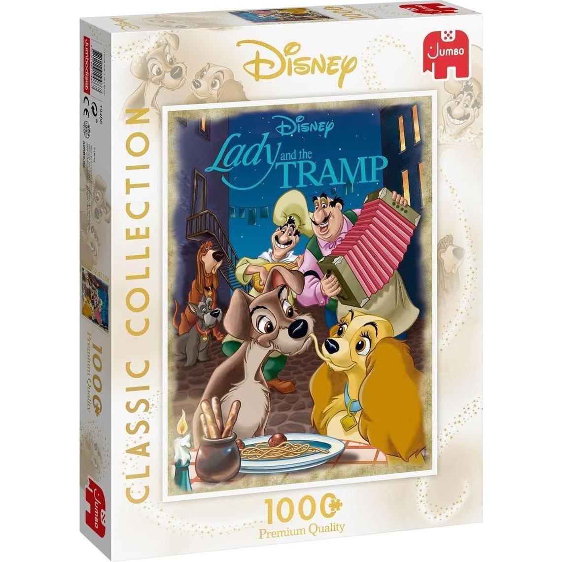 Jumbo Classic Collection - Lady & The Tramp Puzzlespiel (e) (1000 Teile)