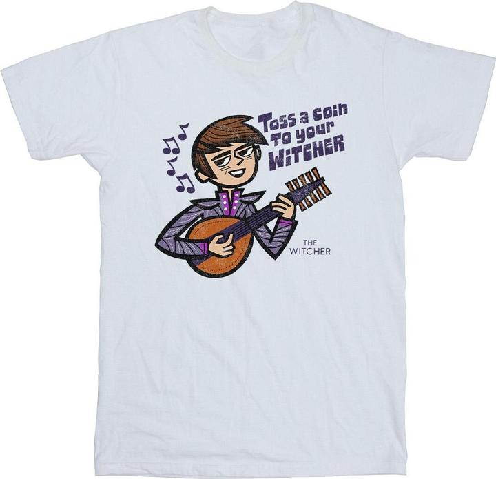 Actual product image Netflix Mens The Witcher The Bard Performs T-Shirt (XXL)