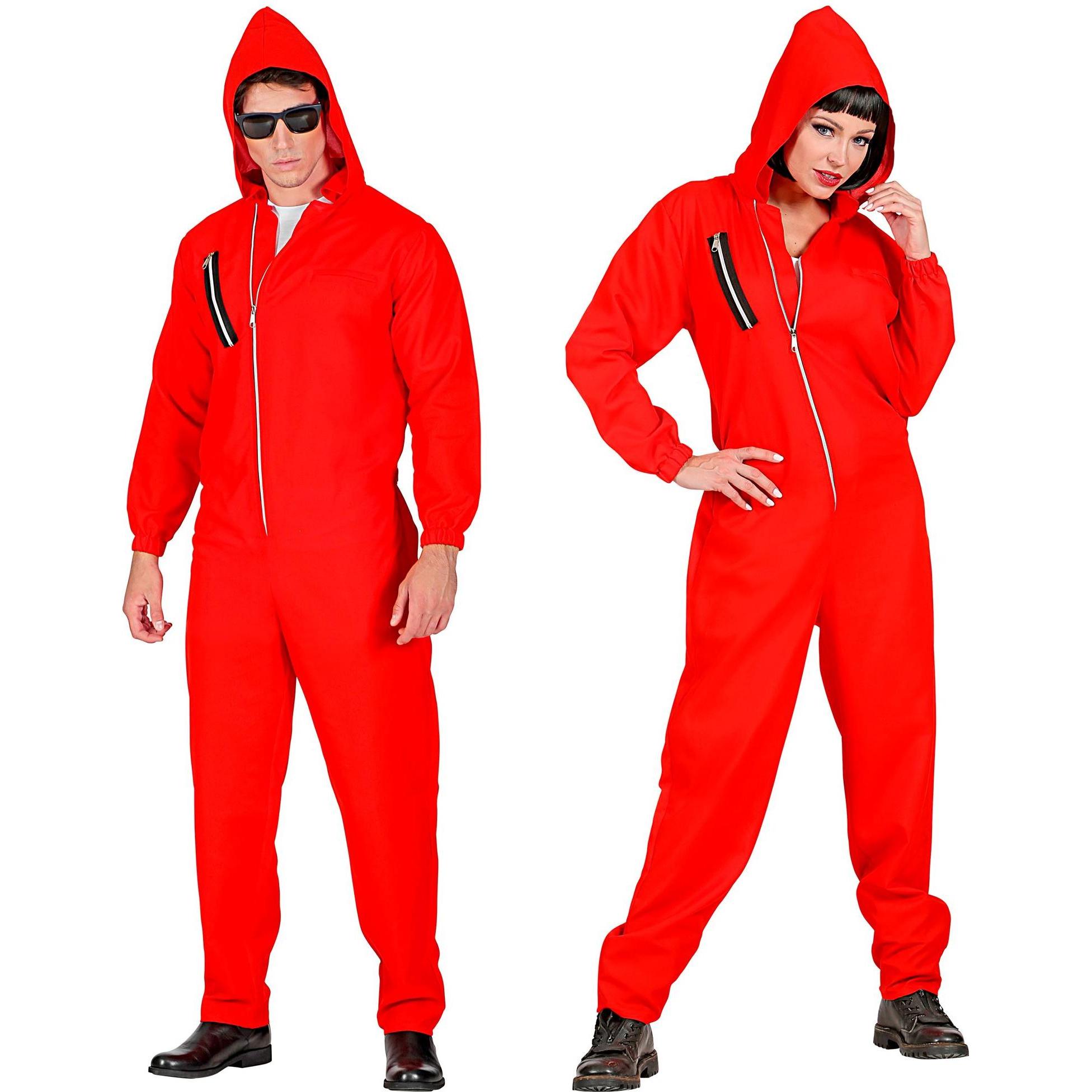 Thumbnail - Widmann Kostüm roter Overall Grösse L (L)