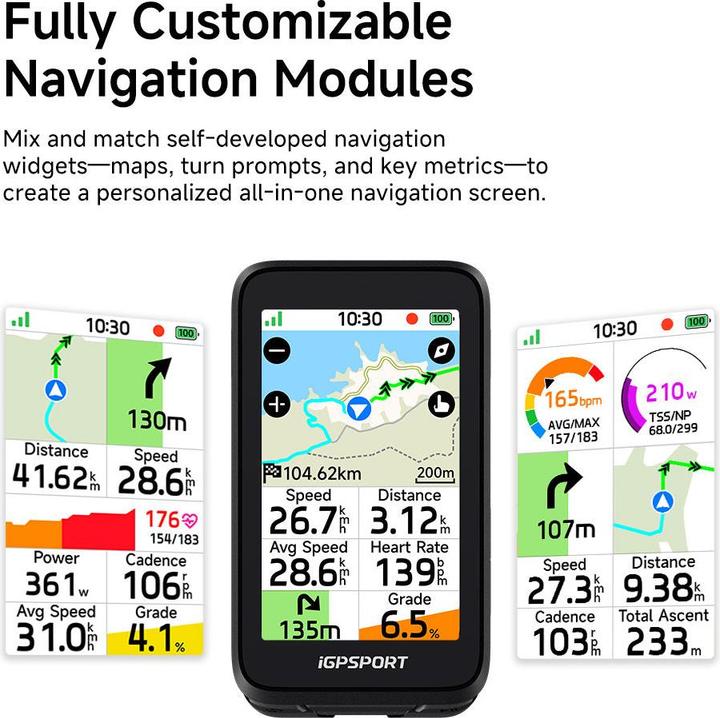 iGPSport BiNavi Air Touch Screen GPS Cycling Computer