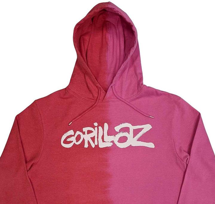 Immagine prodotto Gorillaz Felpa con cappuccio con logo bicolore per adulti (XL)