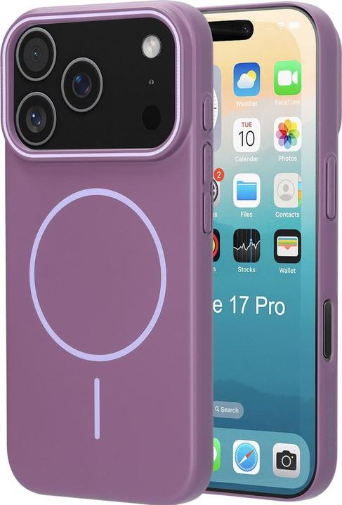 Actual product image Mobiparts Slim Line Case Apple iPhone 17 Pro (MagSafe Compatible) Imperial Purple (Apple iPhone 17 Pro)