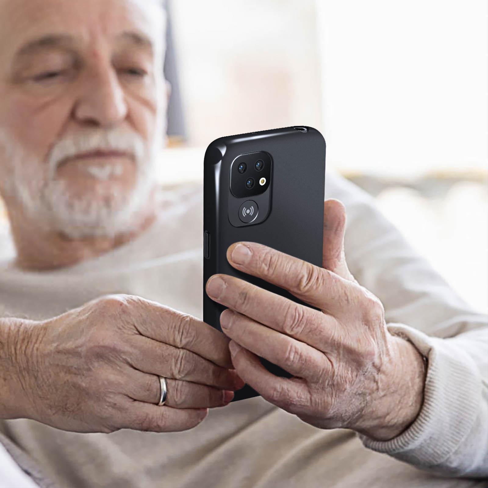 Thumbnail - Doro Silikon Schutzhülle Series (Doro 8100, Doro 8200), Smartphone Hülle, Schwarz