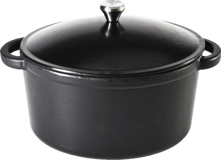 Actual product image Nouvel Roaster oval, 26 cm, Black (26 cm, Casserole + Stewpot, Cast iron)