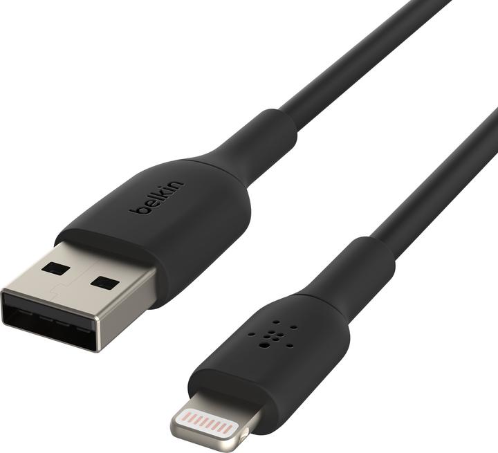 Immagine prodotto Belkin CAVO BOOST CHARGE DA LUCE A USB-A, 2M, nero (2 m, USB 2.0)